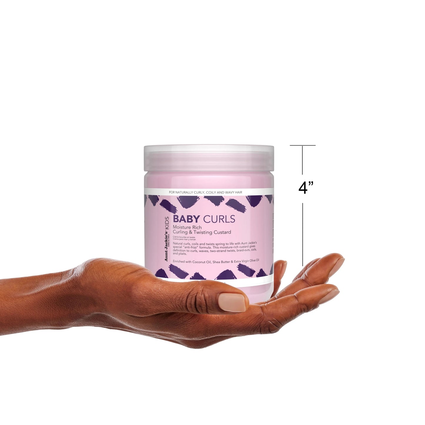 Aunt Jackie's Baby Curls Moisture Rich Curling & Twisting Custard 15oz