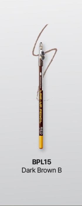 Red Professional Line Up Pencil Dark Brown