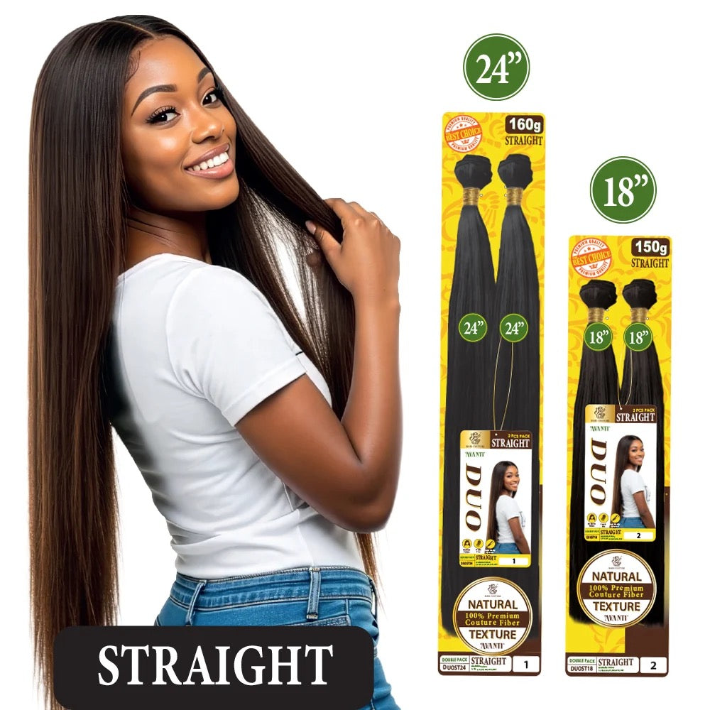 Duo 2PC Weave Bundle Straight 18"