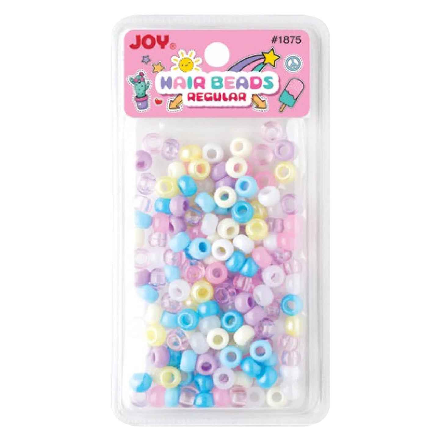 Joy Hair Beads Small Package 01875 Assorted Colors