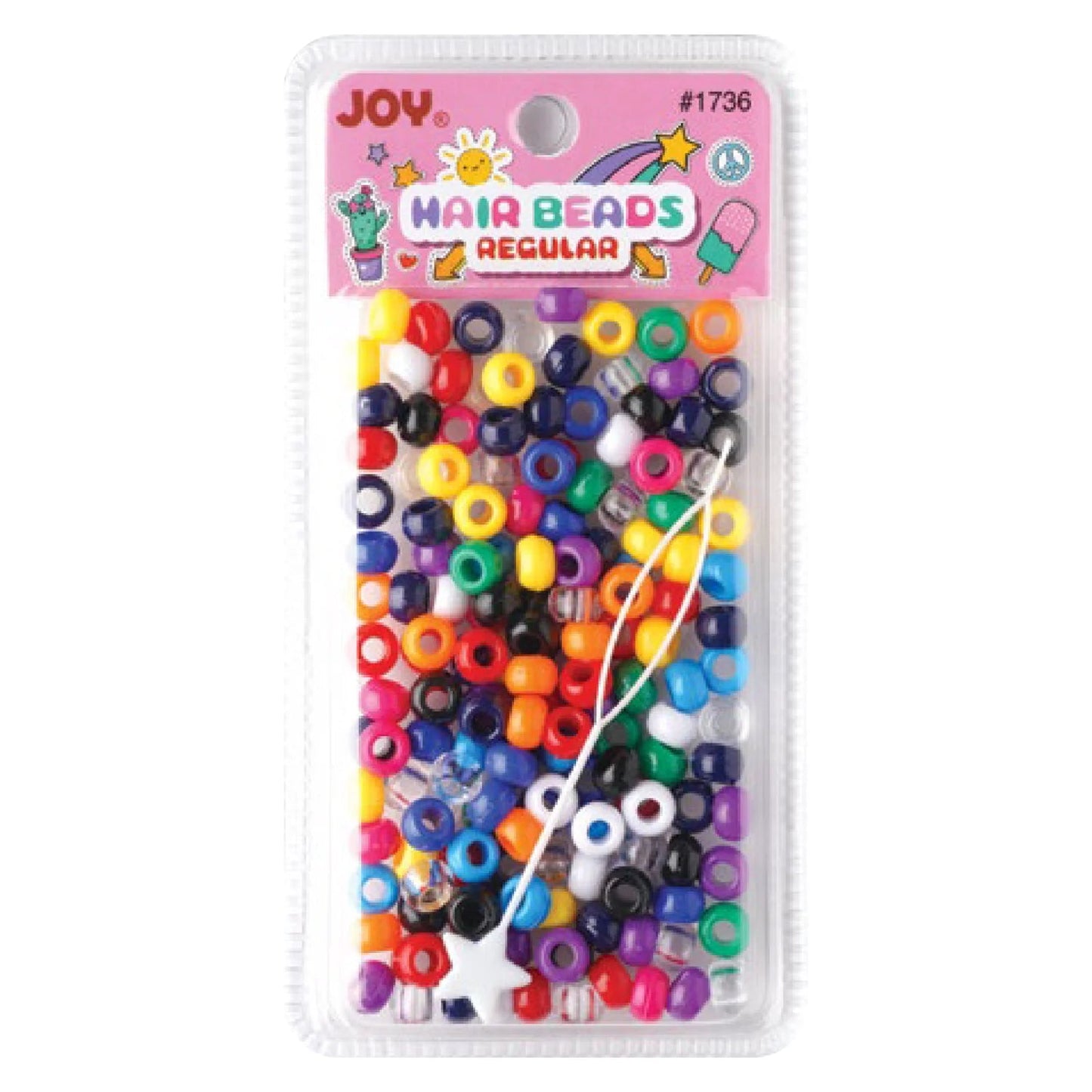 Joy Hair Beads Small Package 01736 Assorted Colors