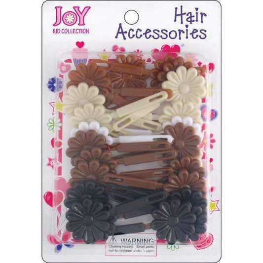 Joy Barrettes Daisy 16308 Assorted Brown