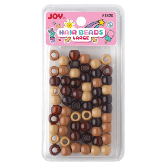 Joy Hair Beads Small Package 01820 Assorted Brown