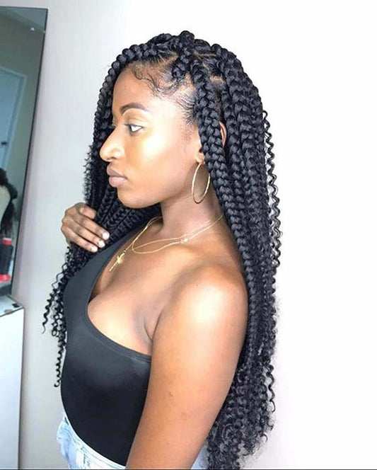 Braid Style #A02:  Jumbo Boho Box Braids 4hr