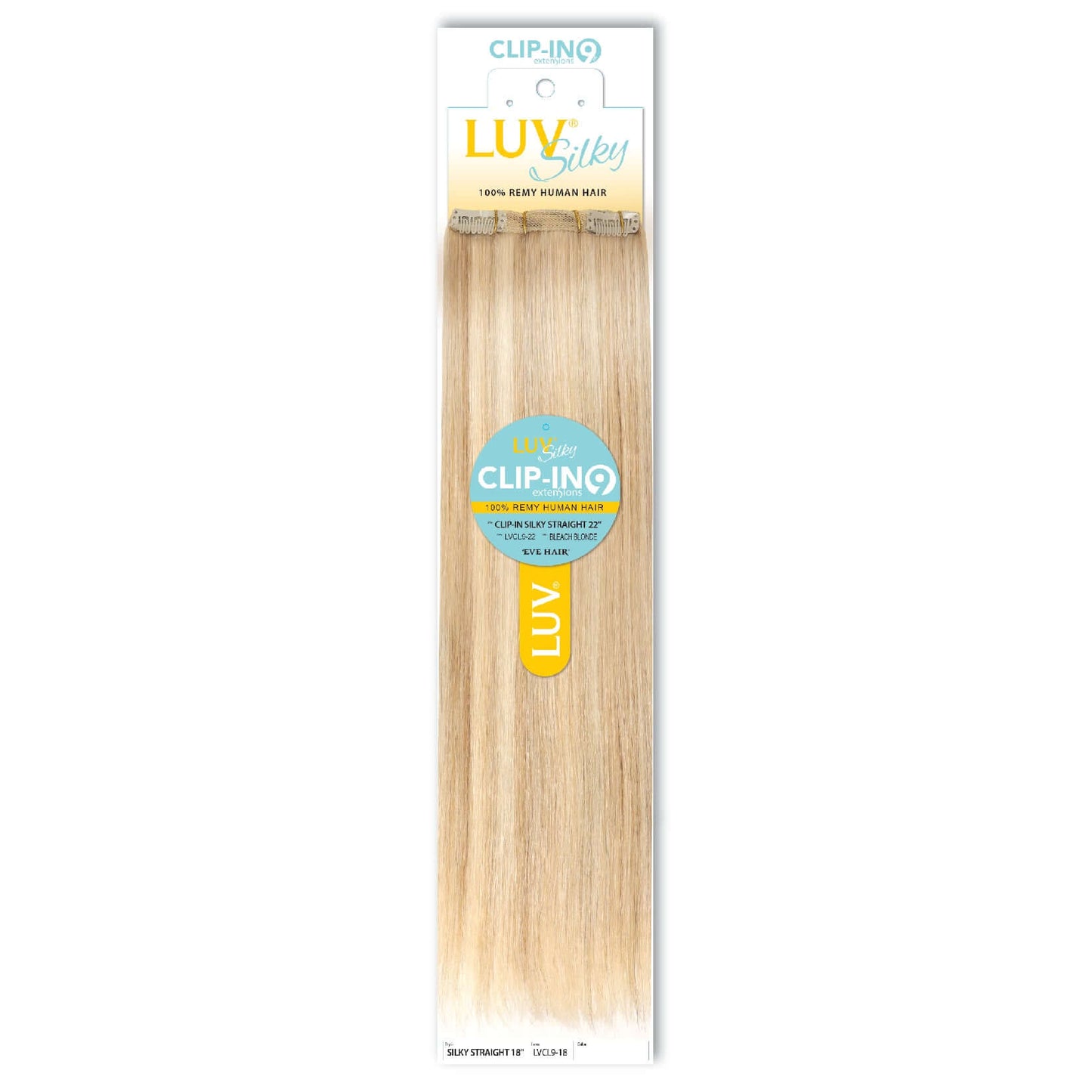 Eve Luv Silky Clip In 9pcs (Silky Straight)