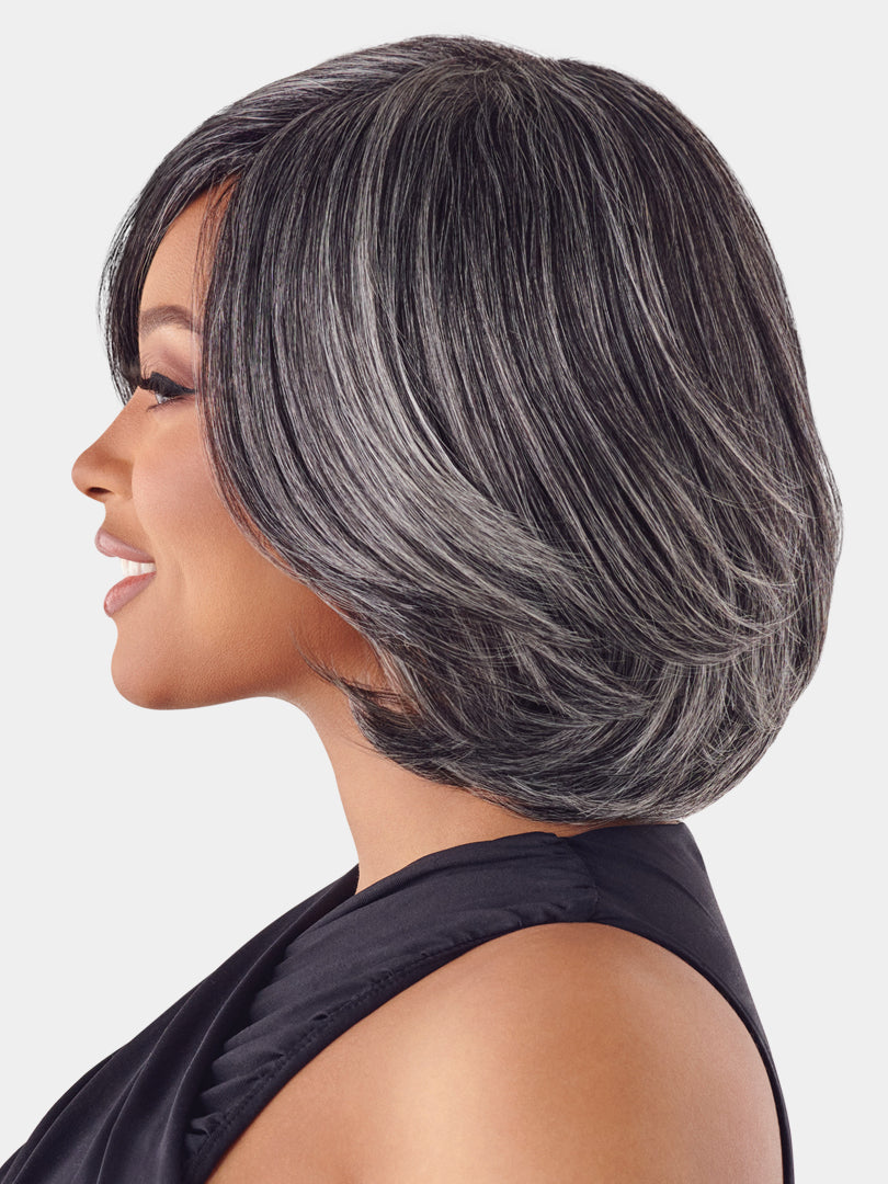 Maestro Gray Full Wig HH Dante 12"