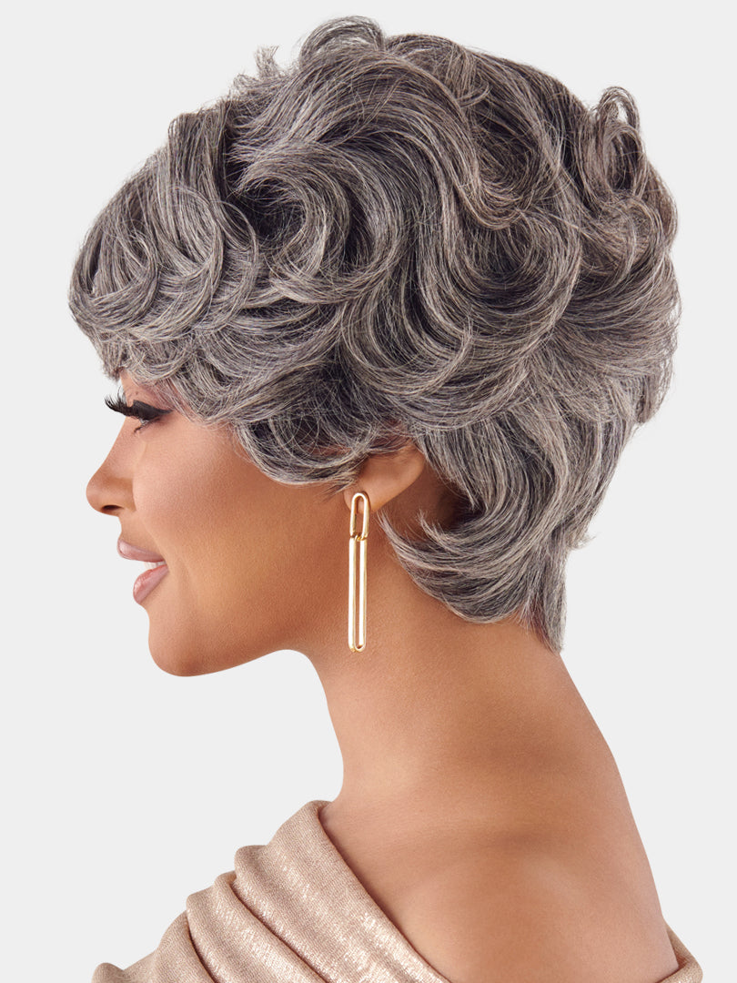 Maestro Gray Full Wig HH Torino 8"