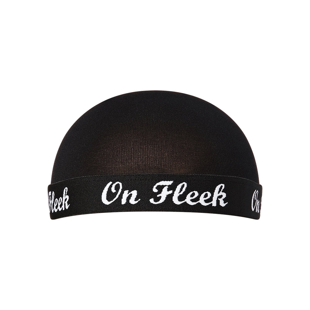 RED Fashion Wave Cap Regular Fleek - Black