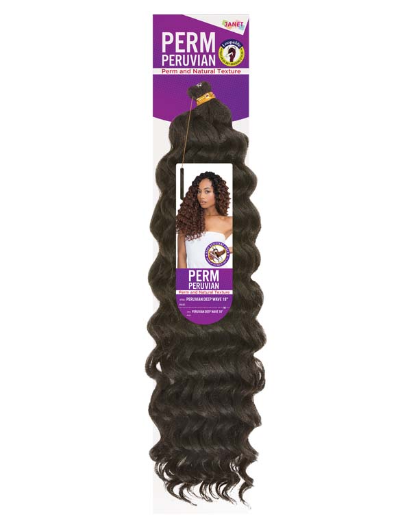 Janet Peruvian Deep Wave Braid 18"