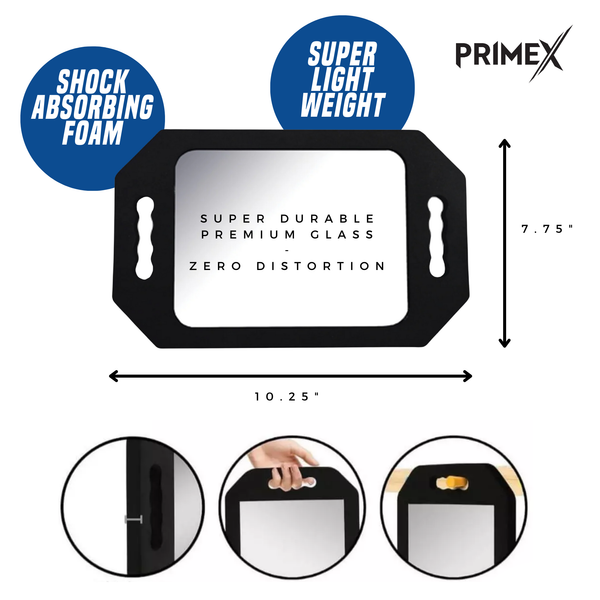 PrimeX Foam Mirror XL Rectangle Black