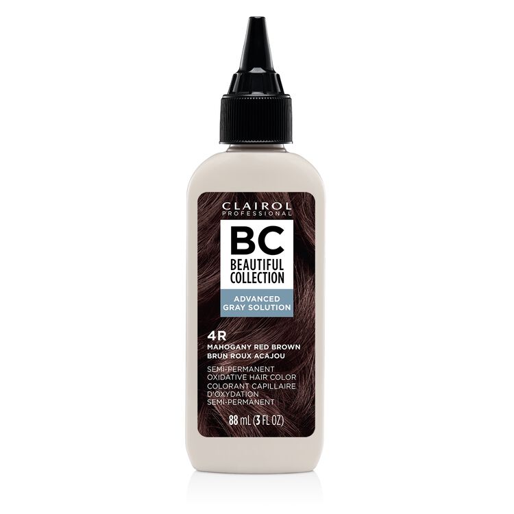 Clairol Beautiful Collections Advanced Gray 4R Mahogany Red Brown