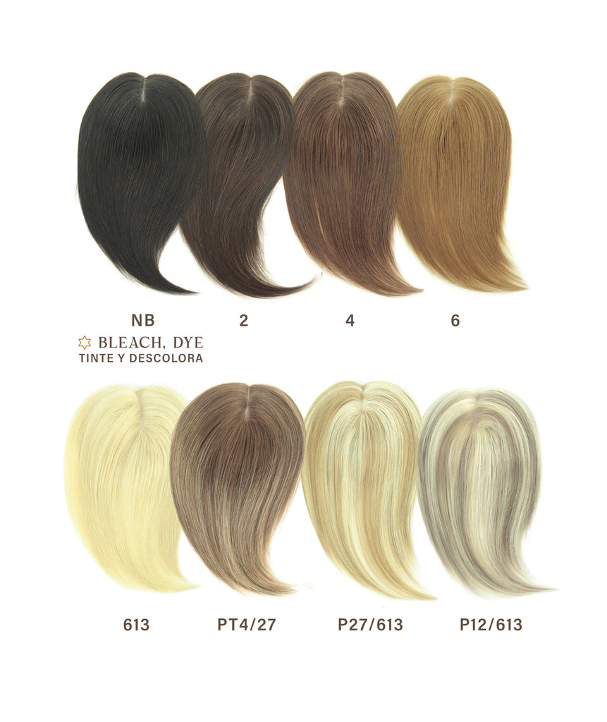 Morado Diamond Luxury Human Hair Topper 3"x5"