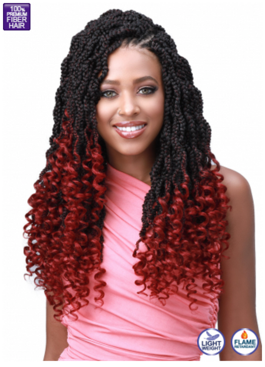 Bobbi Boss Senegal Box Braid Curly Tips 2x 14"