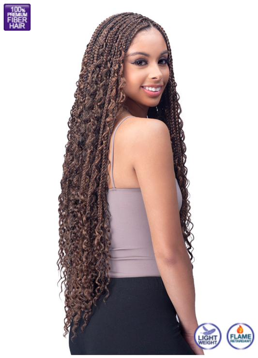 Crochet Style #C04: Boho Box Braids 30"