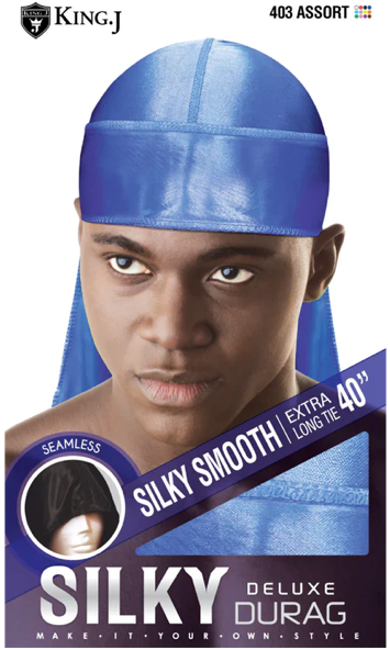 King J Deluxe Silky DuRag Assorted