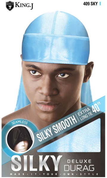 King J Deluxe Silky DuRag Assorted