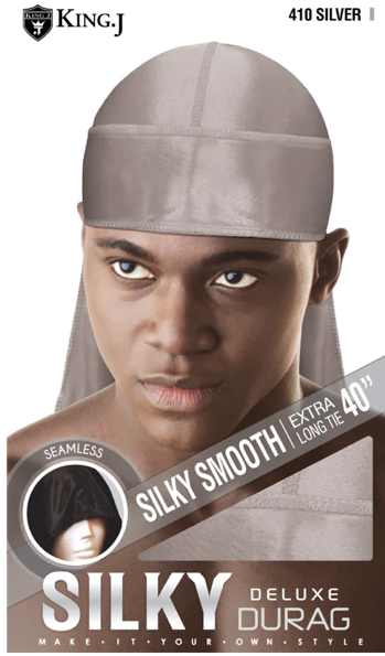 King J Deluxe Silky DuRag Assorted