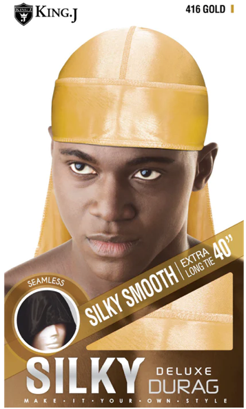 King J Deluxe Silky DuRag Assorted