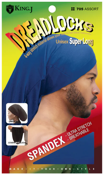 King J Dreadlock Spandex Cap Super Long Assorted