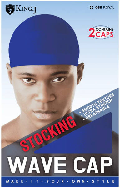 King J Stocking Wave Cap Assorted 2 pcs