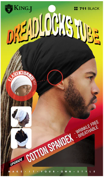 King J Dreadlocks Tube  Black