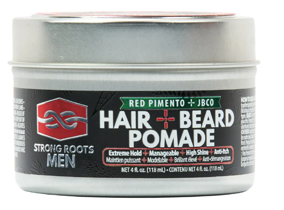 Strong Roots Men Beard and Hair Pomade 4oz