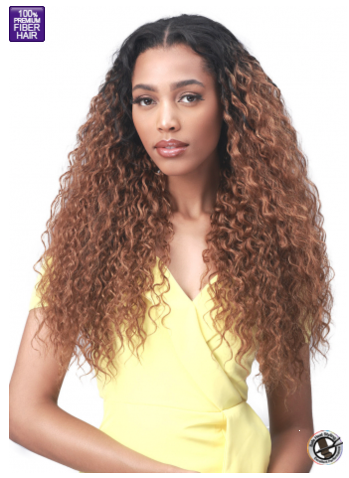 Miss Origin Clip In 7 Beach Curl 18"