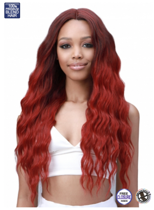 Miss Origin Natural Bundle Beach Curl 3pc Weaving