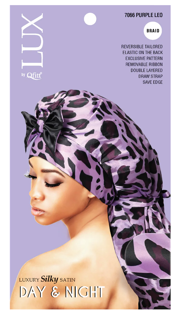 Qfitt Lux Day & Night Braid Cap Leopard Assorted