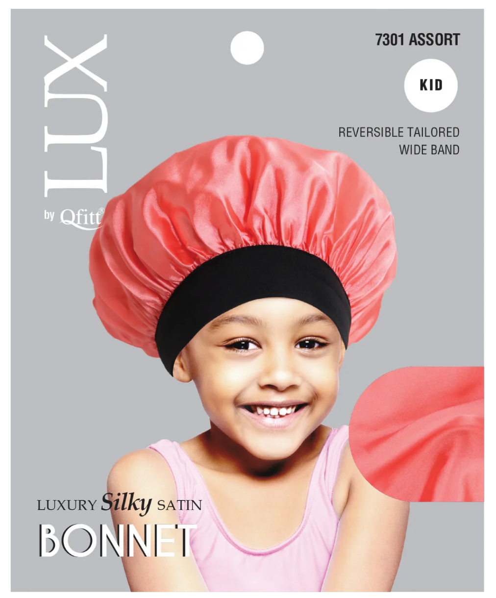 Qfitt Lux Silky Bonnet Kids Solid Assorted