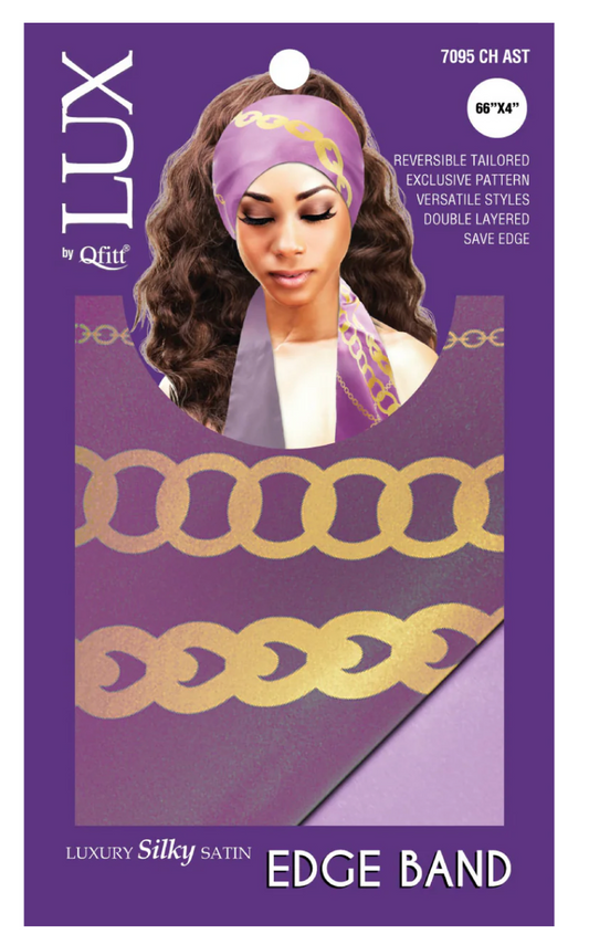 Qfitt Lux Silky Edge Band 66" x 4" Chain Assorted