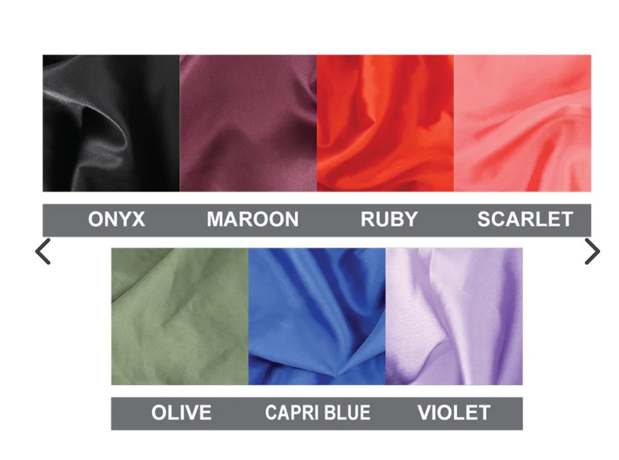 Qfitt Lux Silky Satin Bonnet L-XL Solid Assorted