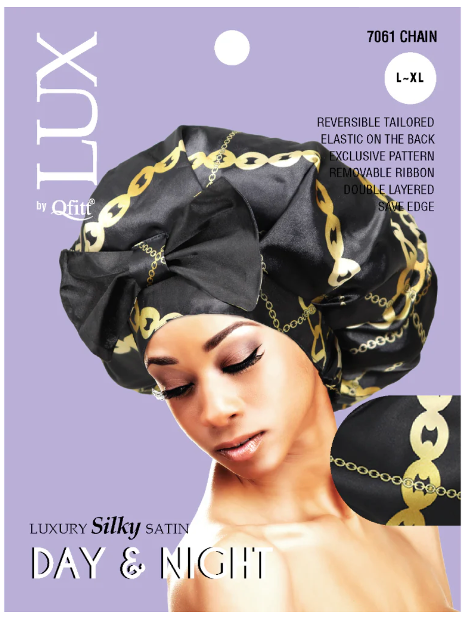 Qfitt Lux Day & Night Braid Cap L-XL Assorted Pattern