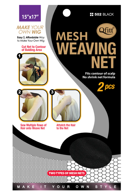 Qfitt Mesh Weaving Net Black