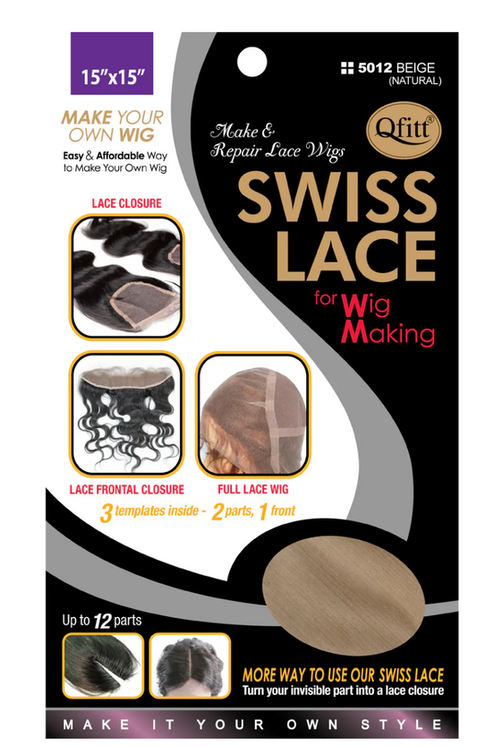 Qfitt Swiss Lace Beige Natural