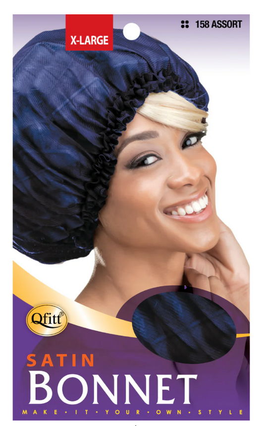 Qfitt X Large Satin Bonnet Assorted