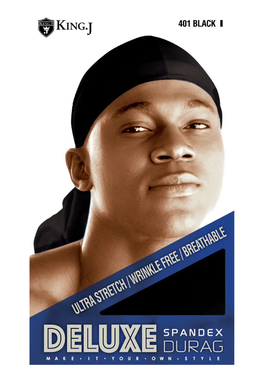 King J Deluxe DuRag Black