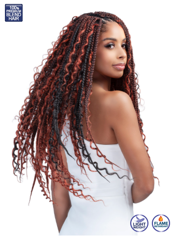 Bobbi Boss Deep Curl Boho Box Braid 24"