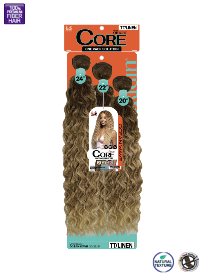 Bobbi Boss Miss Origin Core 3pc Ocean Wave 20/22/24" Weaving