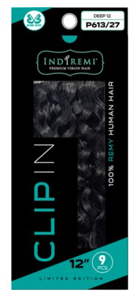 Bobbi Boss Indi Remi Clip In 9pcs - Natural Deep 12"