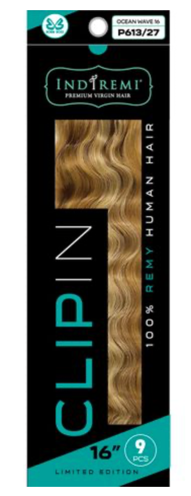 Bobbi Boss Indi Remi Clip In 9pcs -Ocean Wave 16"