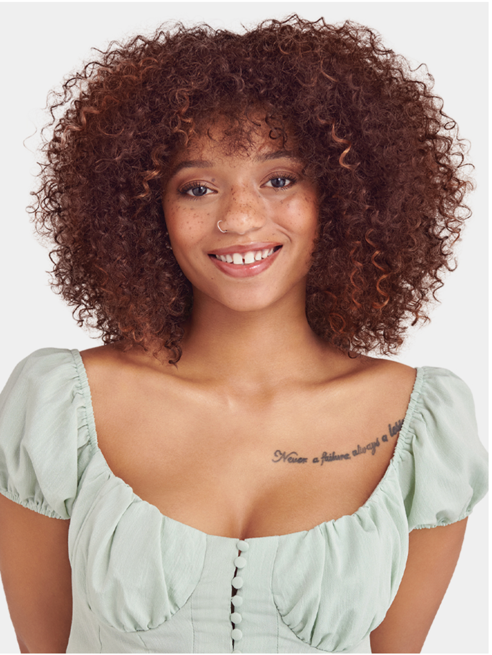 Saemoshi Half Wig Kinky Curl 14" Kyra