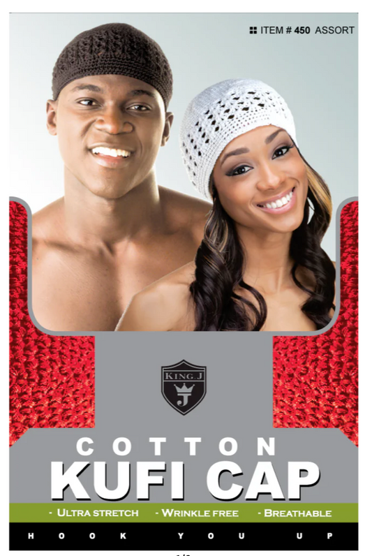 King J Kufi Cap - Assorted Colors