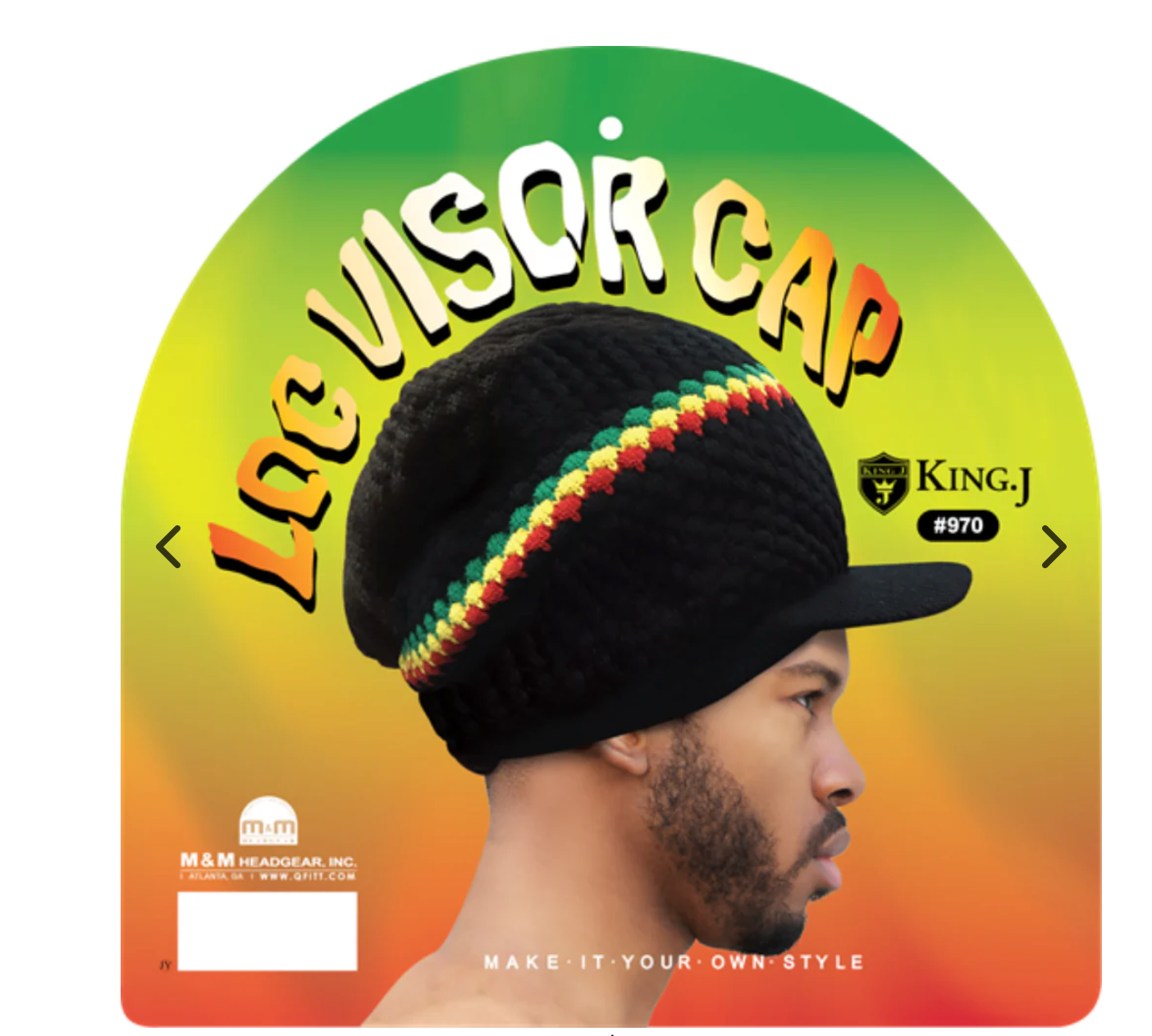 King J Loc Visor Cap Regular - Narrow Design Assorted