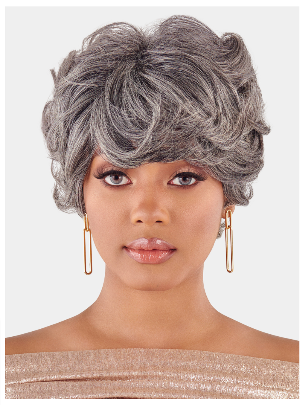 Maestro Gray Full Wig HH Torino 8"