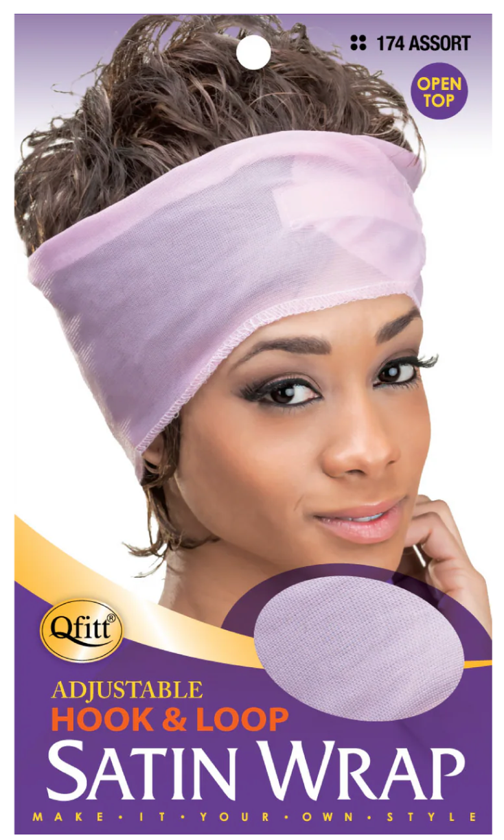 Qfitt Large Satin Wrap Open Top - Assorted Colors