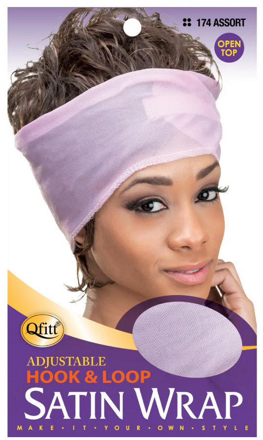 Qfitt Large Satin Wrap Open Top - Assorted Colors