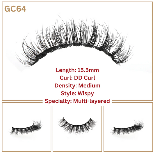 Miss Girly Curl Lashes GC64