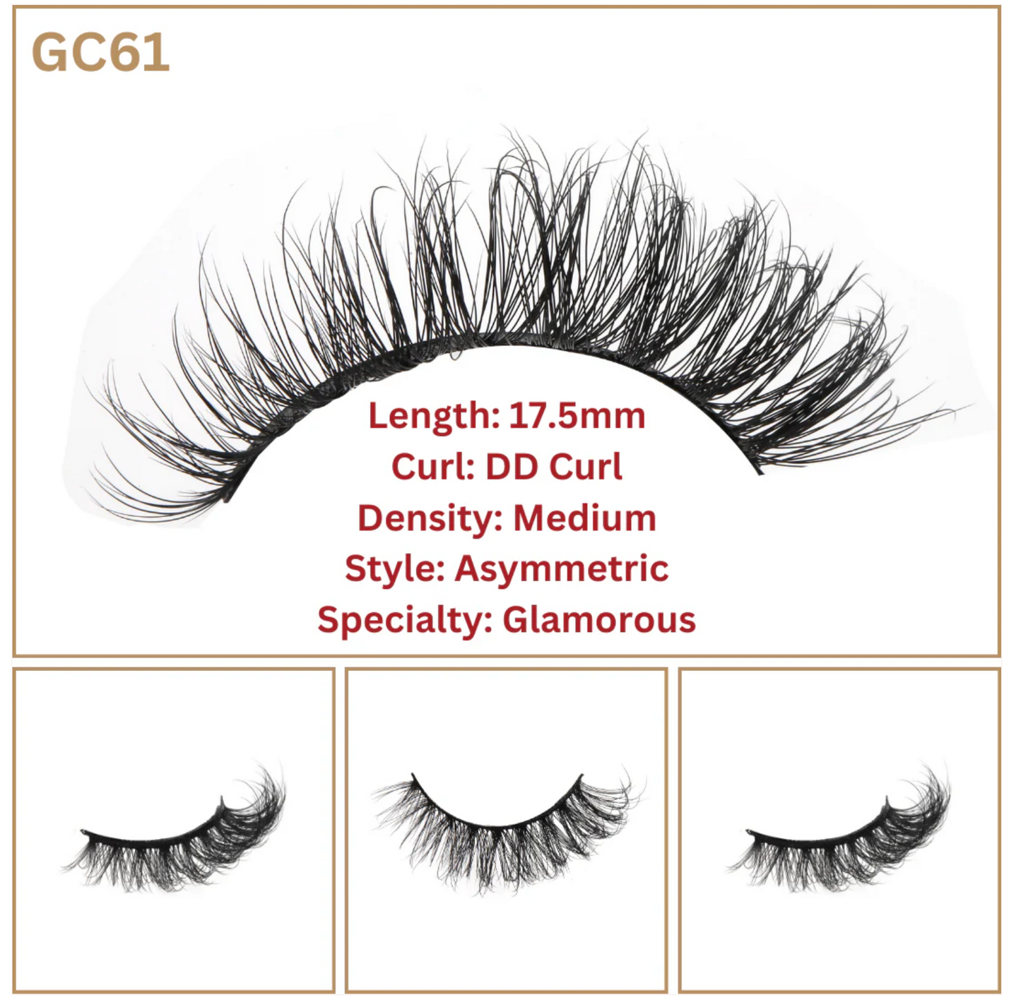Miss Girly Curl Lashes GC61