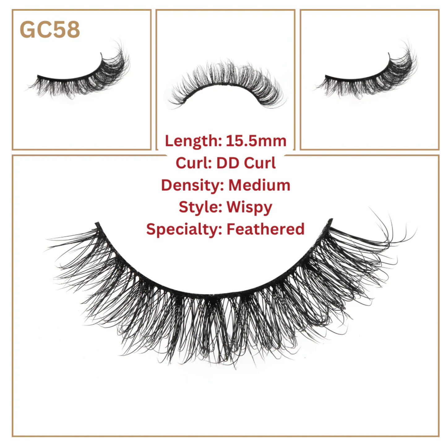 Miss Girly Curl Lashes GC58